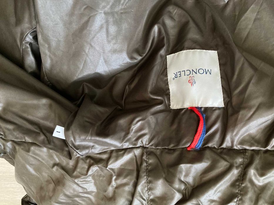 ОРИГИНАЛНО Moncler Georgia кафяво пухено яке размер 1 / S