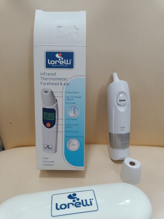 Lorelli нфрачервен термометър за чело и ухои ухо