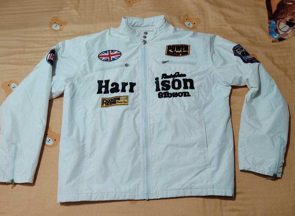 Harrison Gibson Vintage Racing Team Dare Devil Nascar jacket.