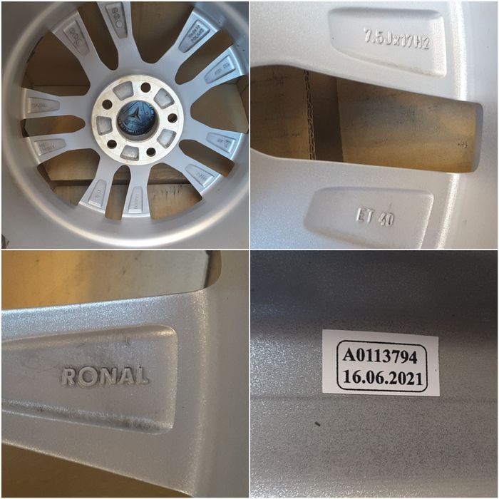 jante aliaj 17; 5x112Mercedes C, E class w203, w211, w213, CLK,Vito
