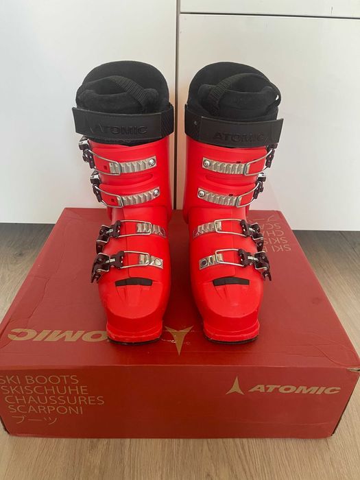 СКИ SL 131  FIS Norm + Обувки №36 Atomic JR 60 + щеки Leki 100см.