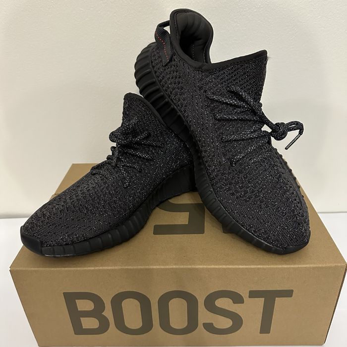 Yeezy Boost 350 Black Static - Reflectorizant