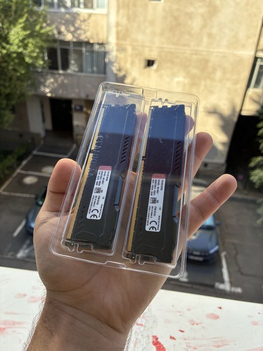 Kit Memorie RAM 16GB Kingston HyperX Fury Black 8GB (2x8GB)
