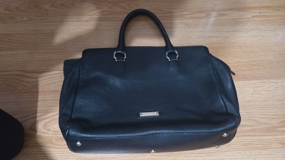 Geanta de piele damă, laptop