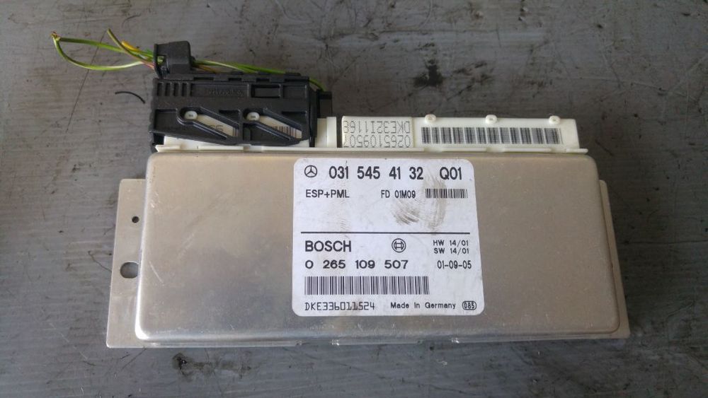 modul esp pml mercedes sl r230 500 2001-2006 0315454132 0265109507