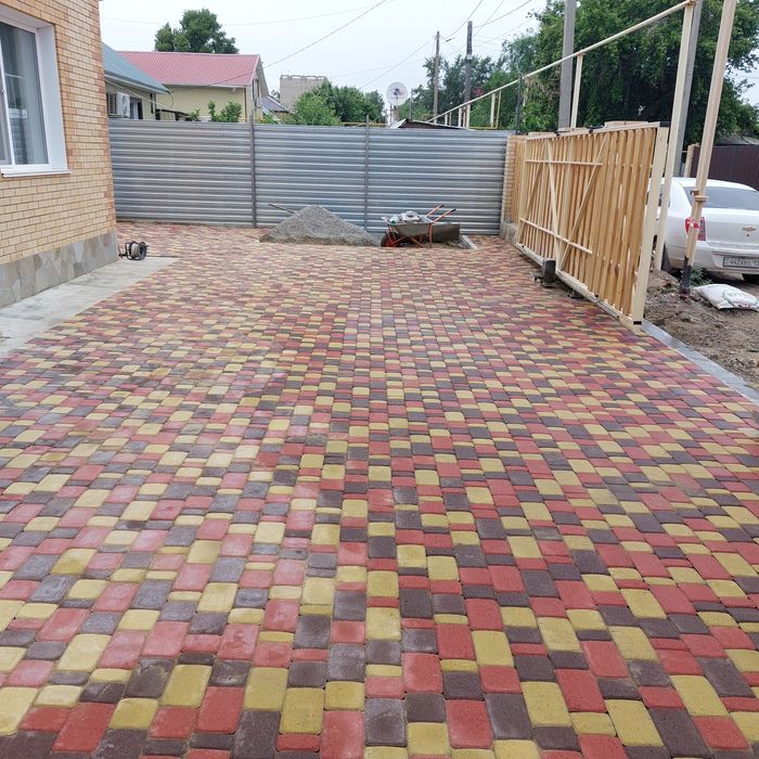 Профессиональная укладка брусчатки!