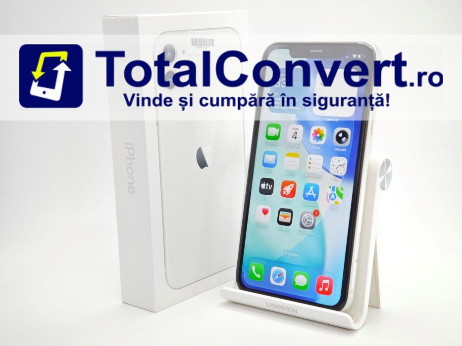 Apple iPhone 11 64GB White 4GB Single SIM, Garantie 24 luni | #R93912