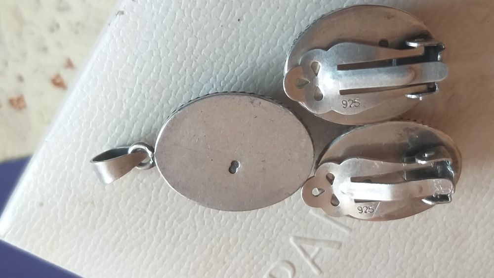 Vand set din Argint cu chihlimbar