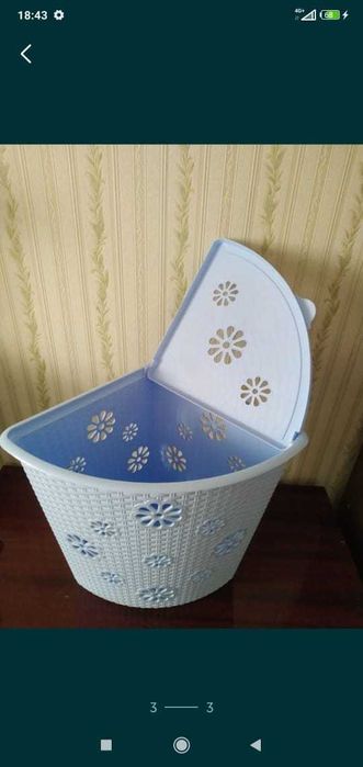 Корзины  для белья. б/у в отличном состоянии