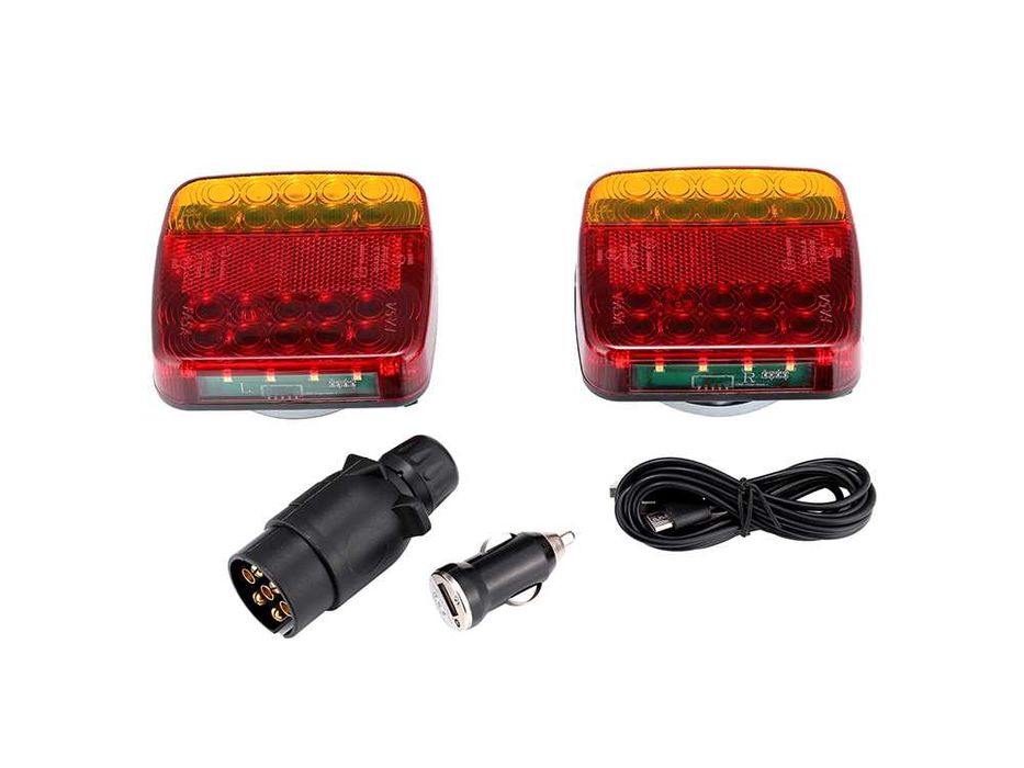 Бежичен стоп за  ремарке LED квадратен Wifi /2бр/