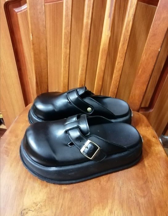 Шлёпки сабо на платформе (новые)