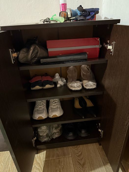 Тумбы обувные коричневые