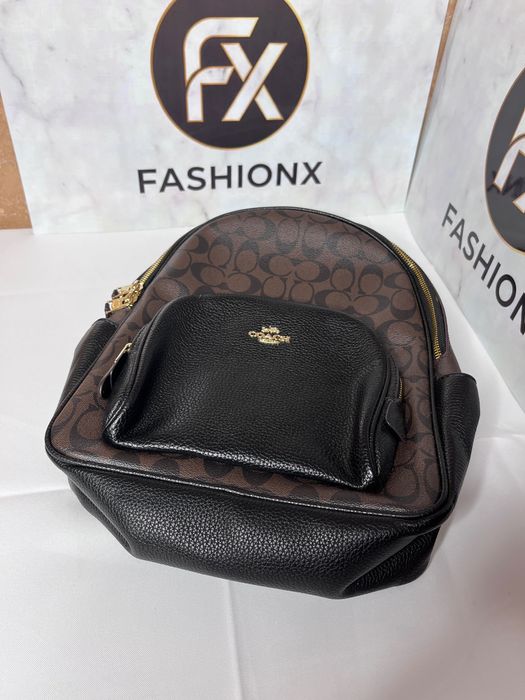 Rucsac dama negru-maro, model elegant, practic