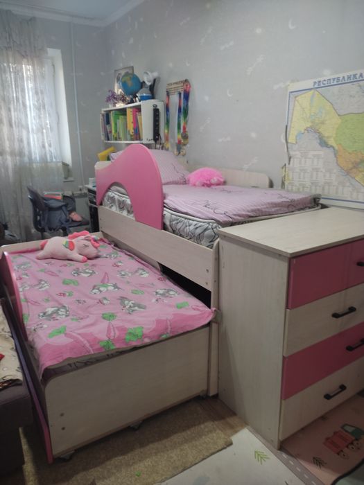 Двухъярусная детская кровать 140х80