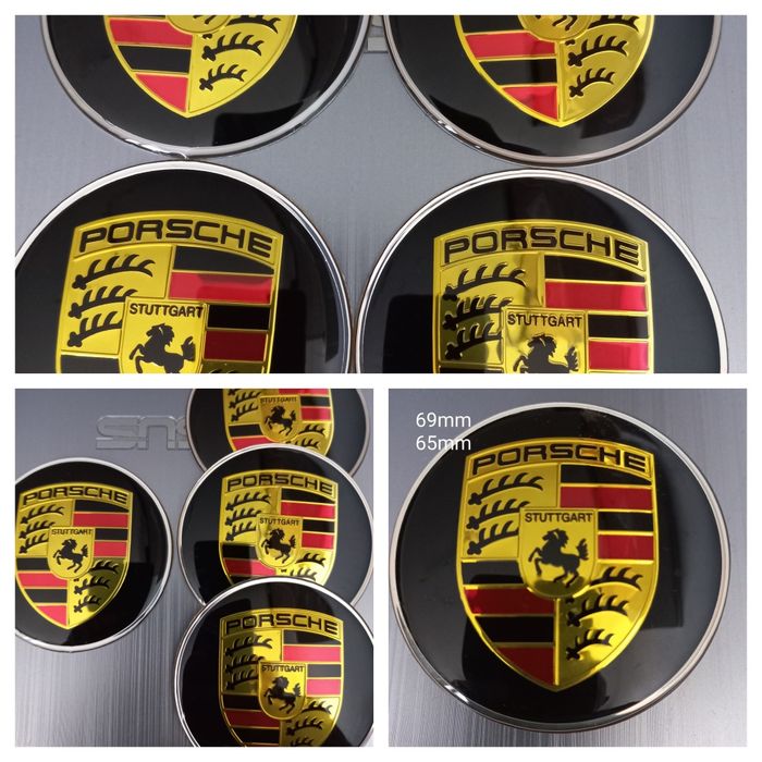 Porsche- set 4 capace pentru jante aliaj