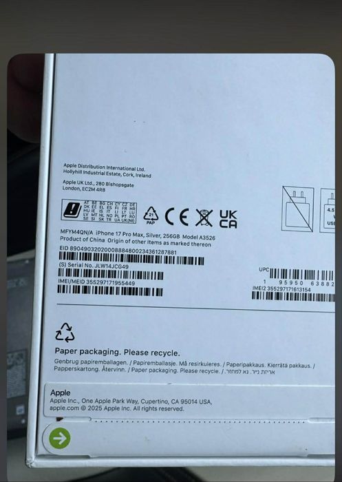 Iphone 17 Pro Max Nou/Sigilat