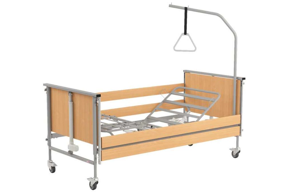 Pat medical electric (pentru îngrijire acasă) + Saltea antiescare (cu husă)