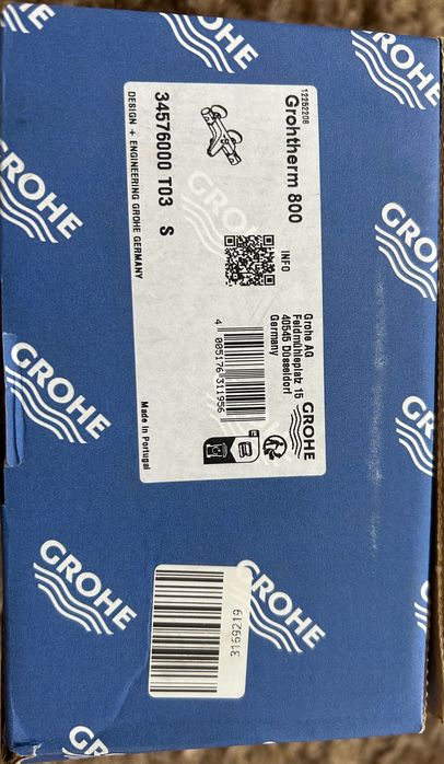 Baterie cadă Grohe Grohtherm 800 3457600