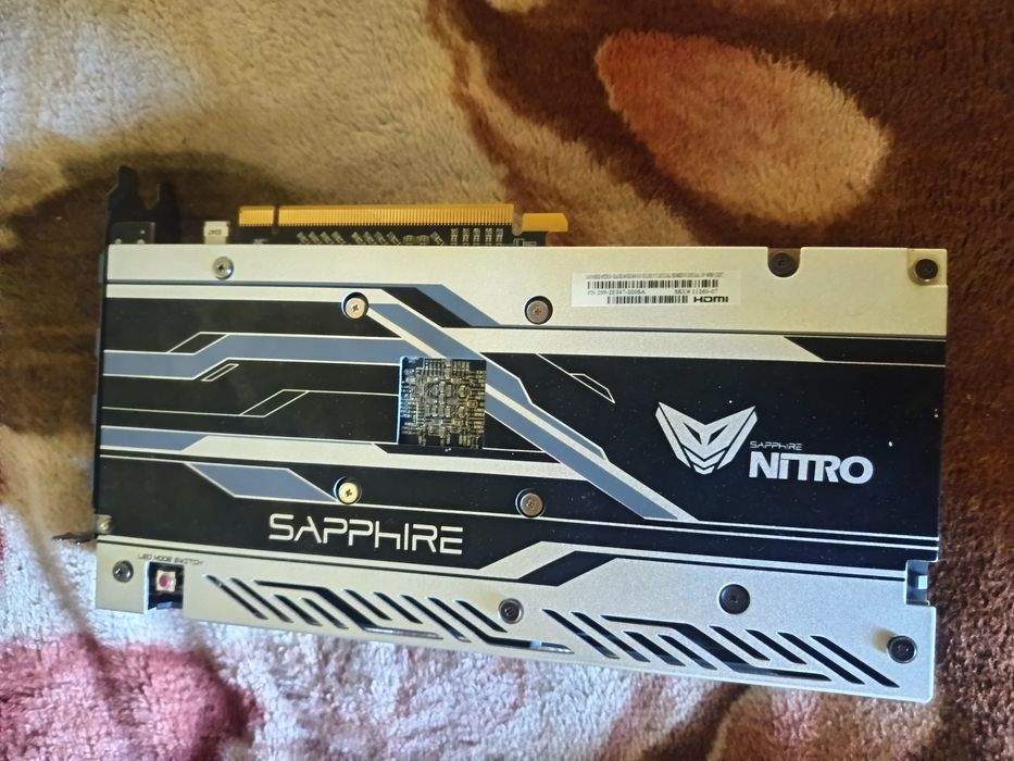 Sapphire Nitro+ RX 480 8GB OC -  Că NOUA cu cutie completa