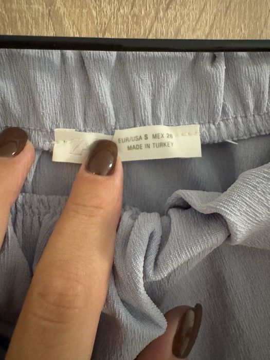 Синя къса дамска рокля