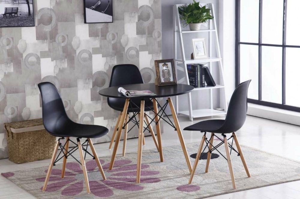 Маса Мишел с диаметър 60см черна