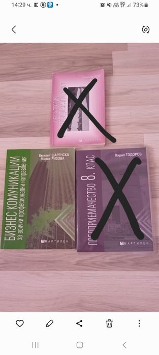 Бизнес комуникации та Мартилен. Цена-6 евро.