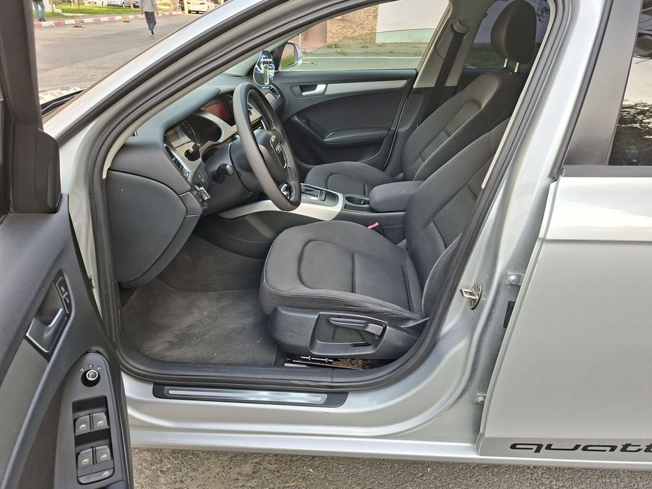 audi A4 B8, an fabricație 2011, motor 2.0 TDI CAGA, 143 CP, diesel, cu transmisie automată. Mașina este personală și se află în proprietatea mea