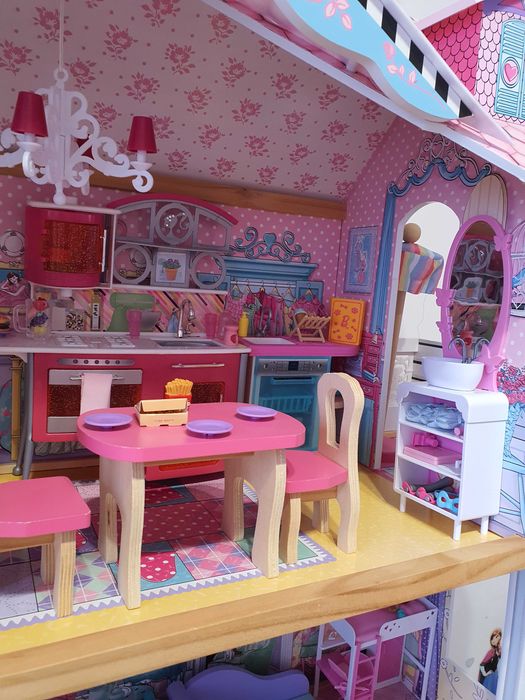 Дървена къща за кукли Анабел Kidkraft, като нова