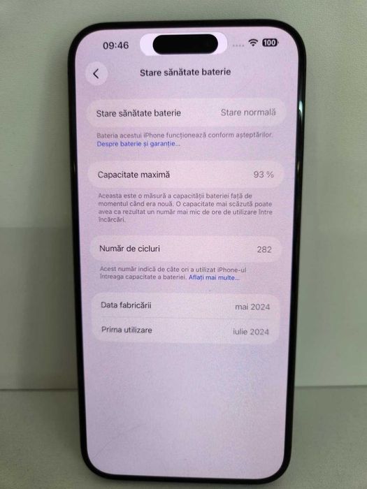 Iphone 15 Pro Max 256Gb (Ag8 Tudor1/B74371) – Garantie 2 Ani!