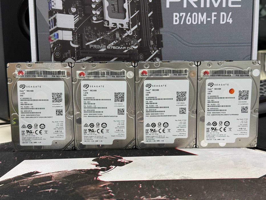 HDD SAS Seagate 1.8TB серверный в наличии 4шт