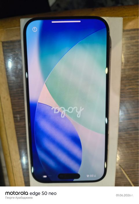Iphone 15 pro 256 GB black titanium