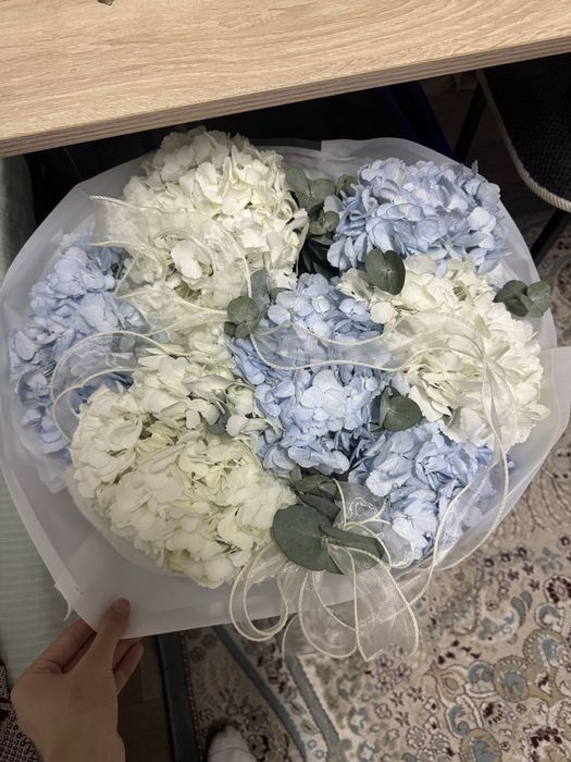 Букет из гортензии