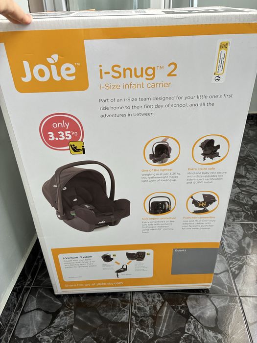 Чисто нов Стол за кола Joie i-Snug™ 2 i-Size с 2 години гаранция от Raya Toys