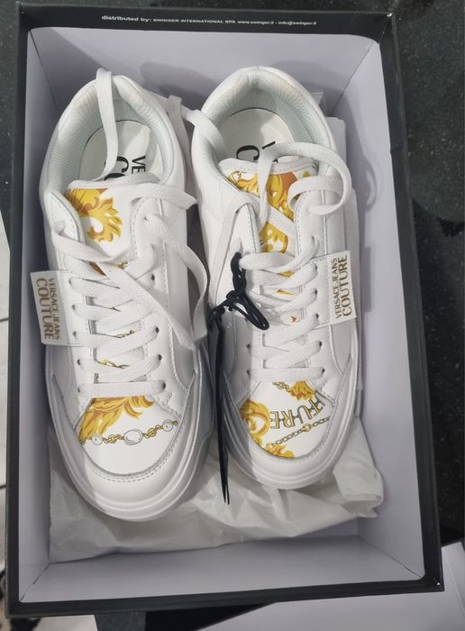 Sneakers Versace Jeans Couture, piele natură,  damă