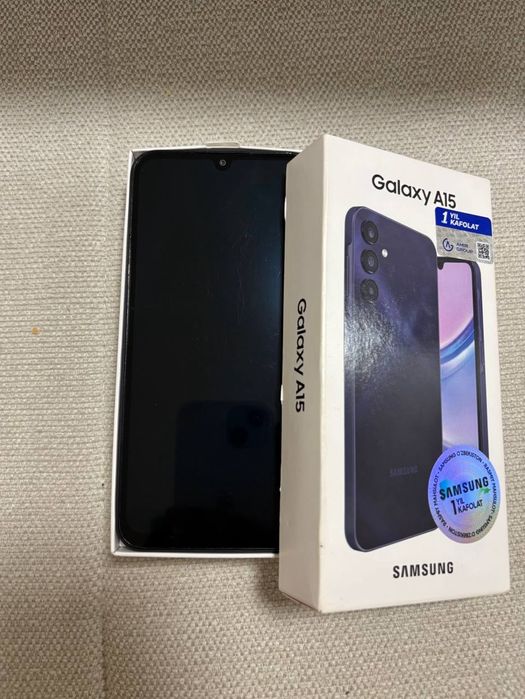 Samsung A15 Blue Black