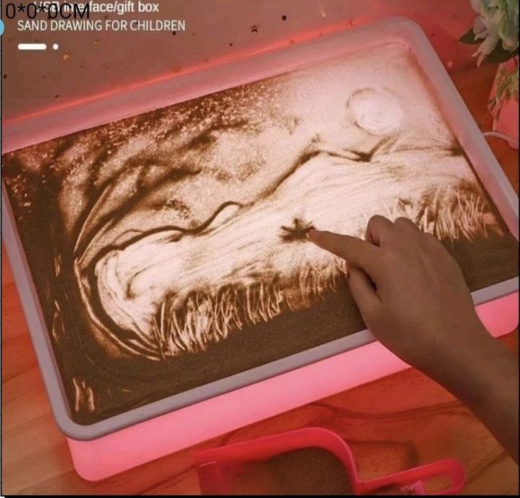 Планшет для рисования песком, креативный набор для детей, детский пода