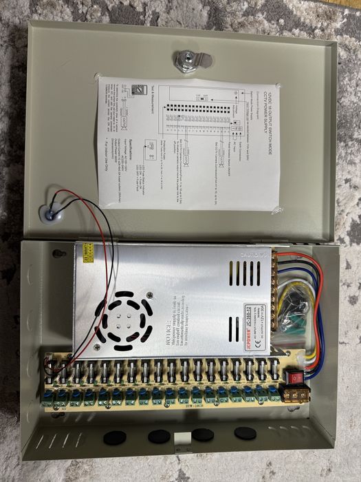 Захранване за видеонаблюдение