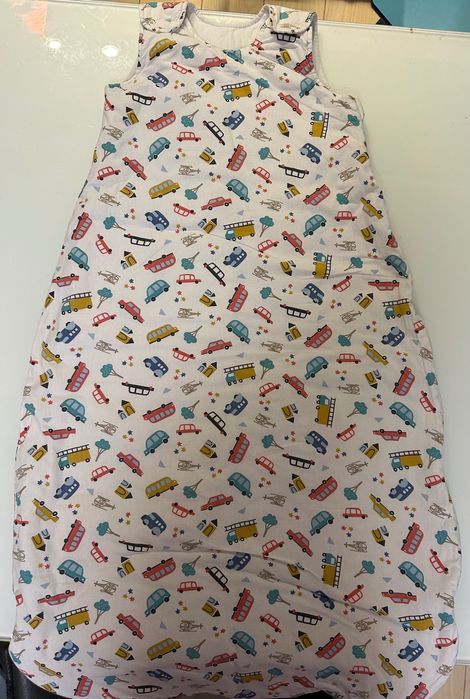 Зимен спален чувал “Колички” - бял, Angelbaby, 18-36 мес