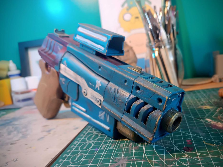 Fallout 76 косплей пистолет реквизит - 2 варианта