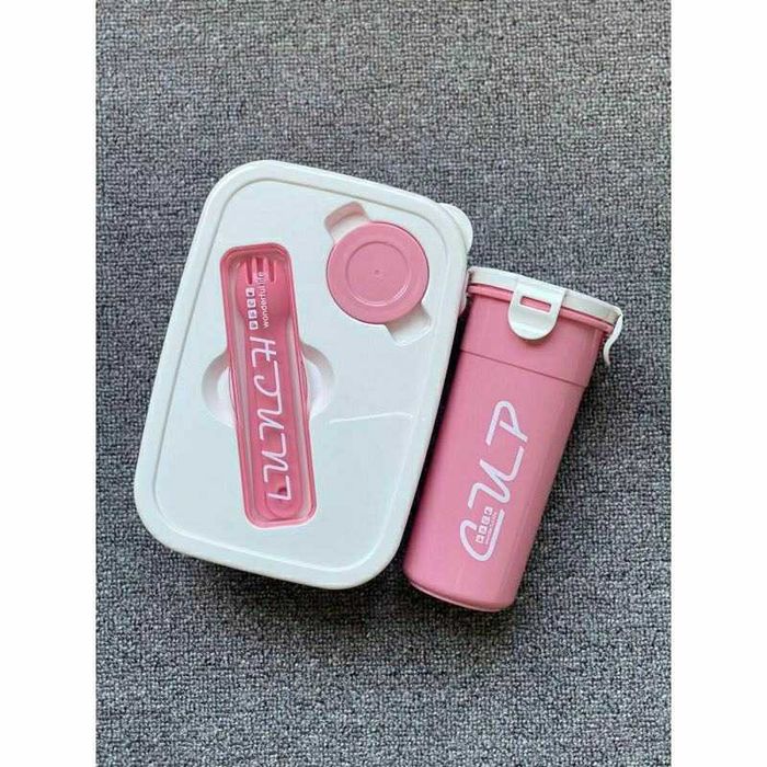 Ланч бокс с шейкером, ложкой и вилкой – ПОДАРКА