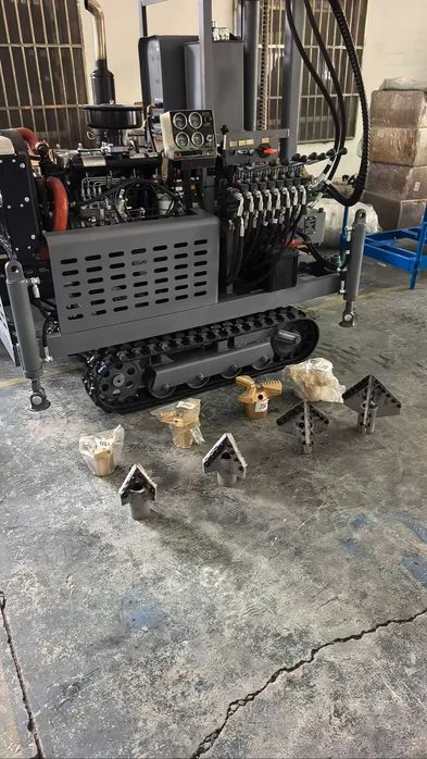 Utilaj de forat puturi pregatit de lucru