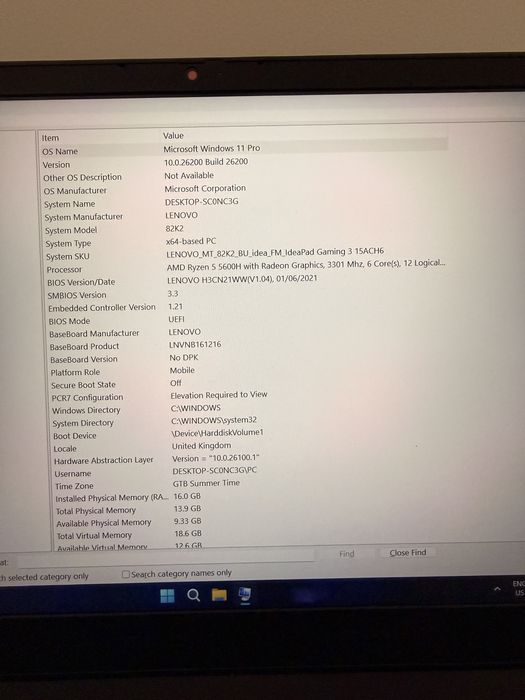 Laptop Gaming Lenovo Ideapad Ryzen 5, GTX 1650, 16GB Ram, SSD 512GB
