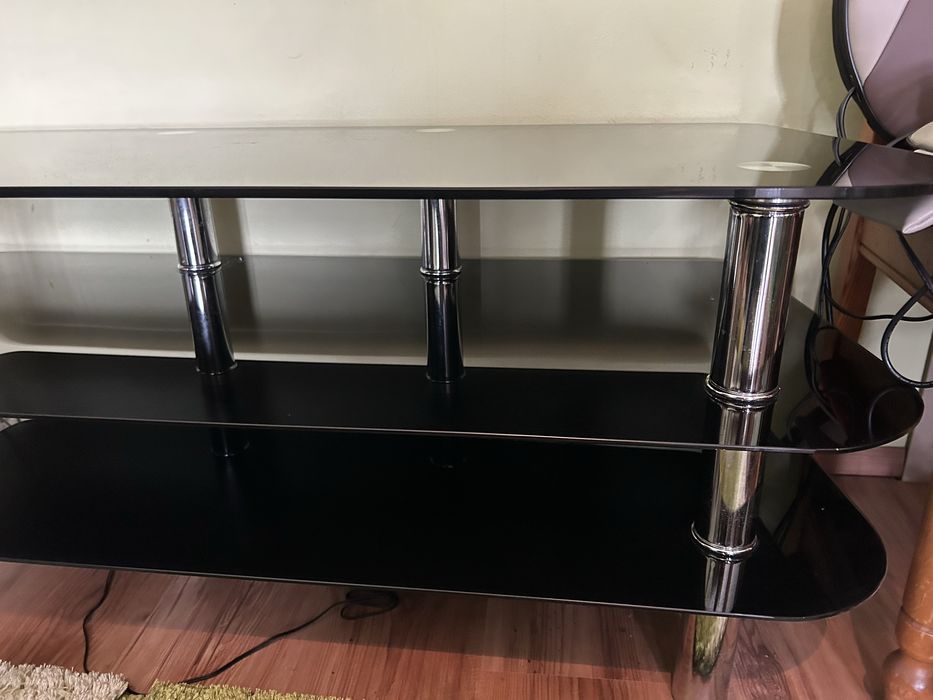 Comoda TV masa televizor din sticla securizata