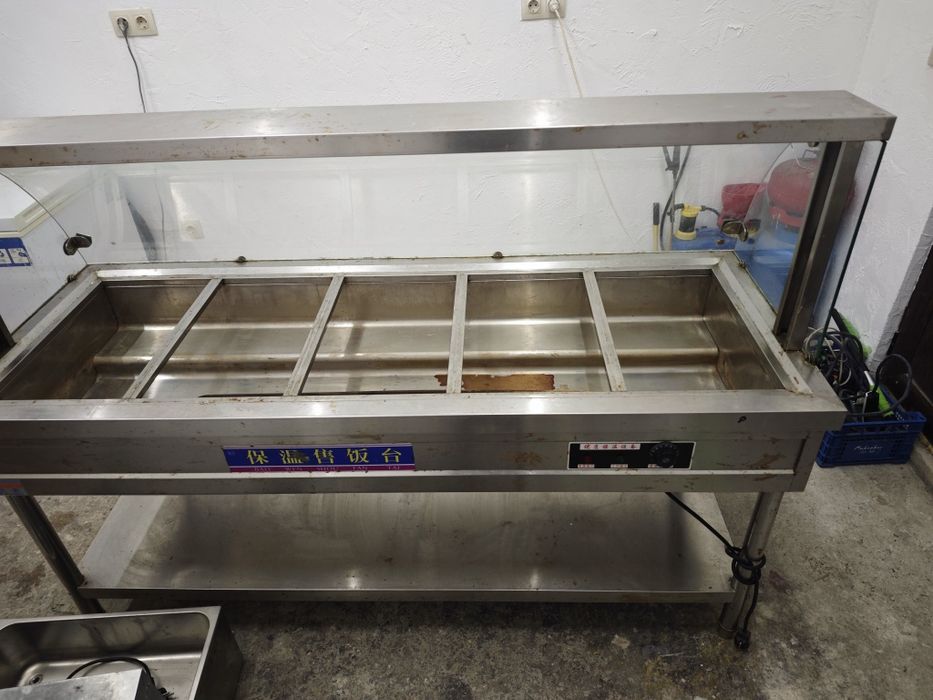 Бен мари витрина за 5 GN 1/1
Д180 Ш67 В130 - 400 €