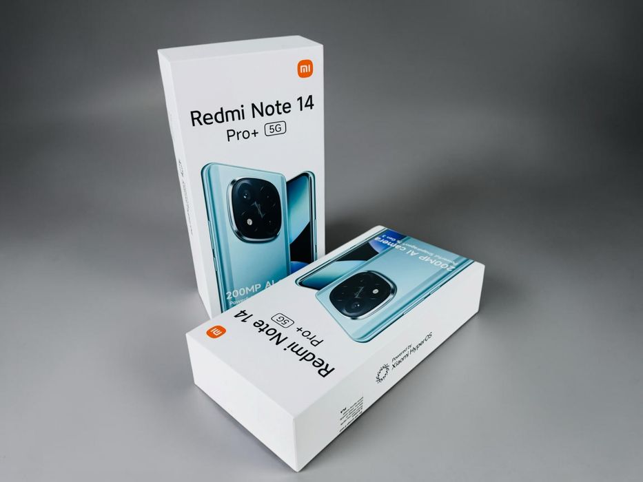 НОВ! Xiaomi Redmi Note 14 Pro+ 5G 256GB 8RAM Midnight Black 2г. Гаранция!