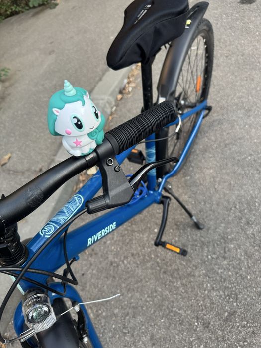 Bicicleta Decathlon - Riverside 900, 26”, albastru (copii)