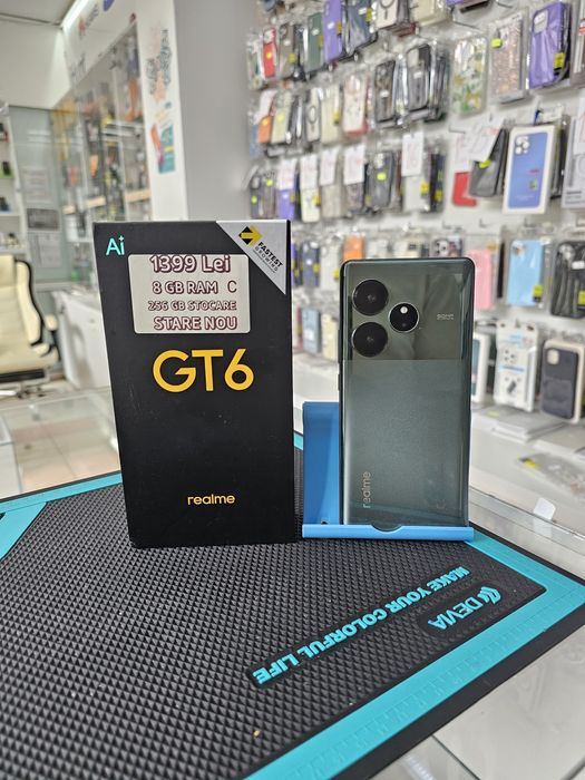 Realme GT6, 8/256 GB, Sigilat, Garanție