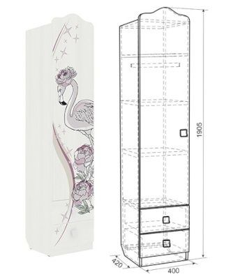 Модульная стенка для девочек