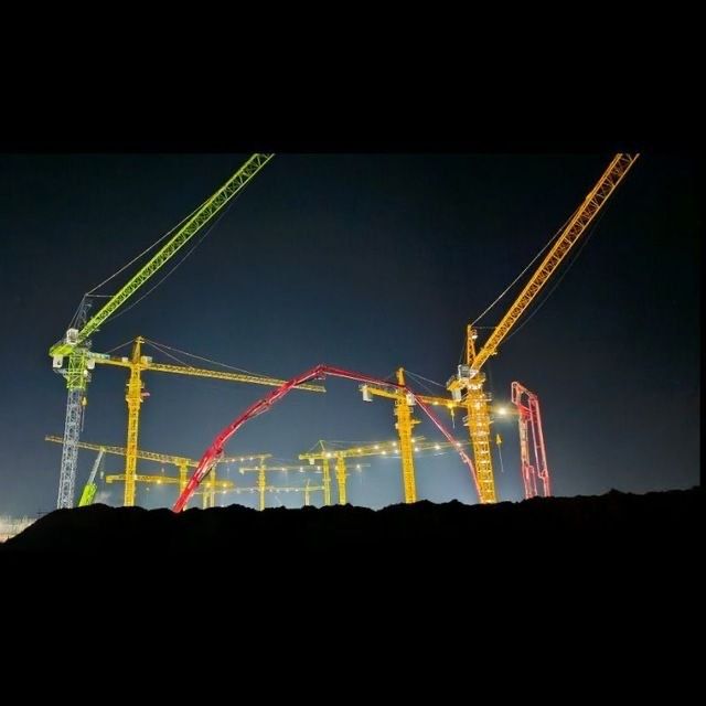 Новый башенный кран 8 тонн | QTZ125 | 2024 | Официальный Дистербьютер