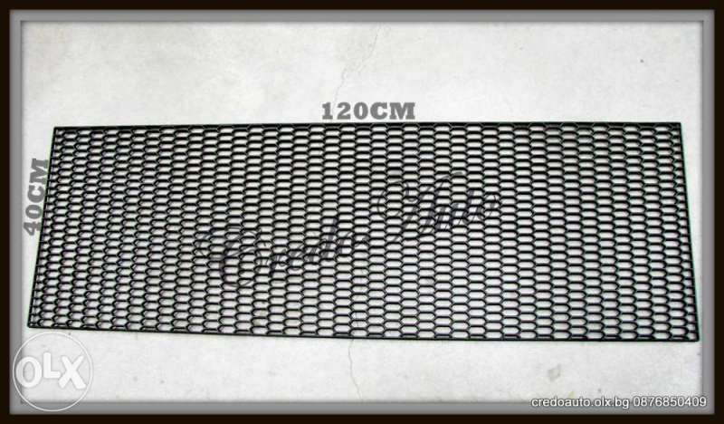 Промо!Декоративна Pvc тунинг мрежа за броня " пчелна пита"120х40см.